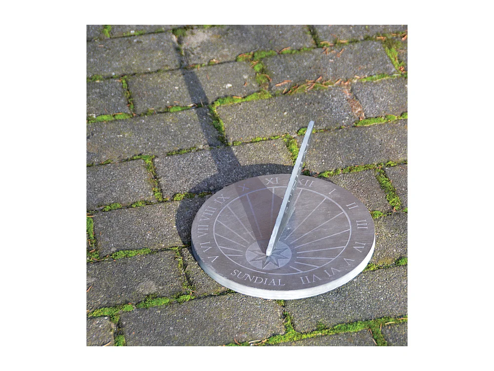 Cadran solaire à poser en schiste