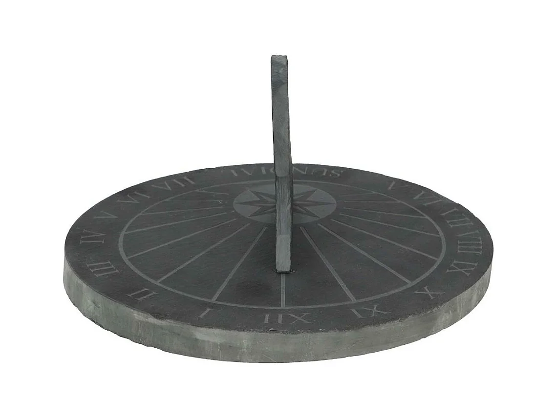 Cadran solaire à poser en schiste