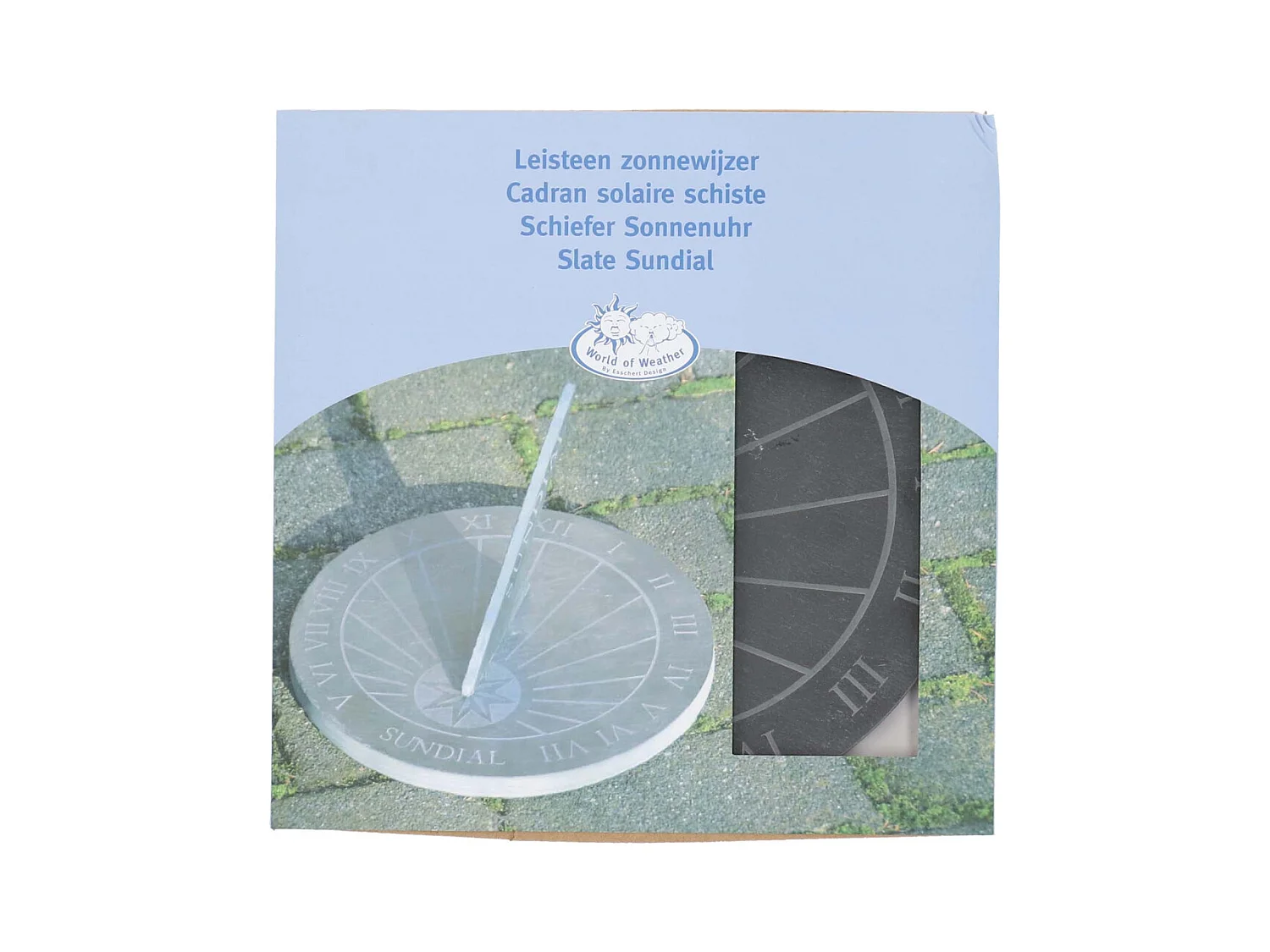 Cadran solaire à poser en schiste