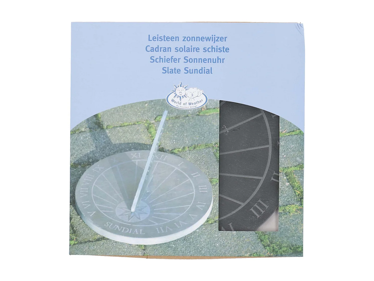 Reloj de sol en esquisto