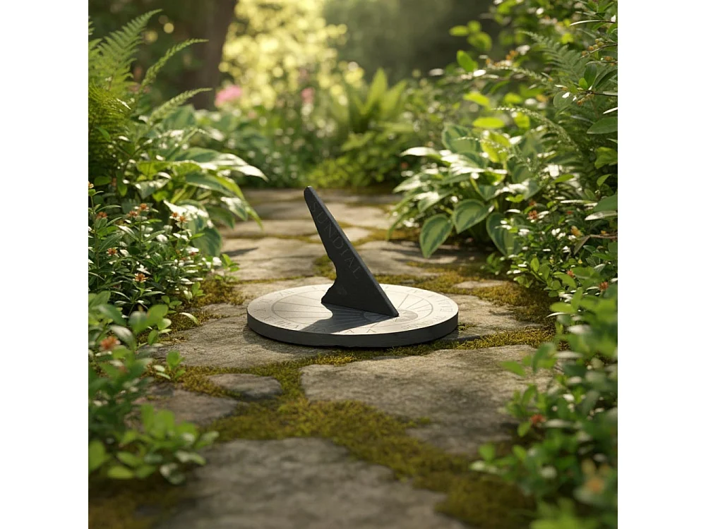 Reloj de sol en esquisto