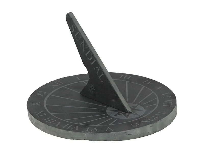 Reloj de sol en esquisto