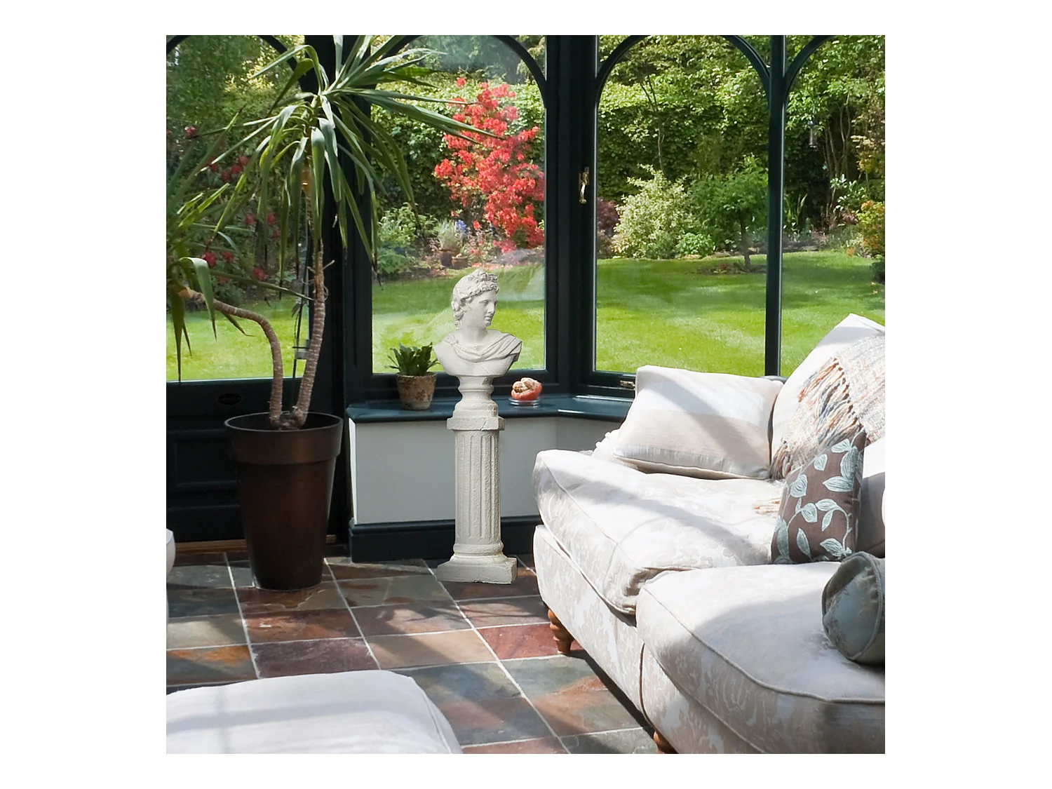 STATUE BUSTE MAGNESIA-H63.5CM