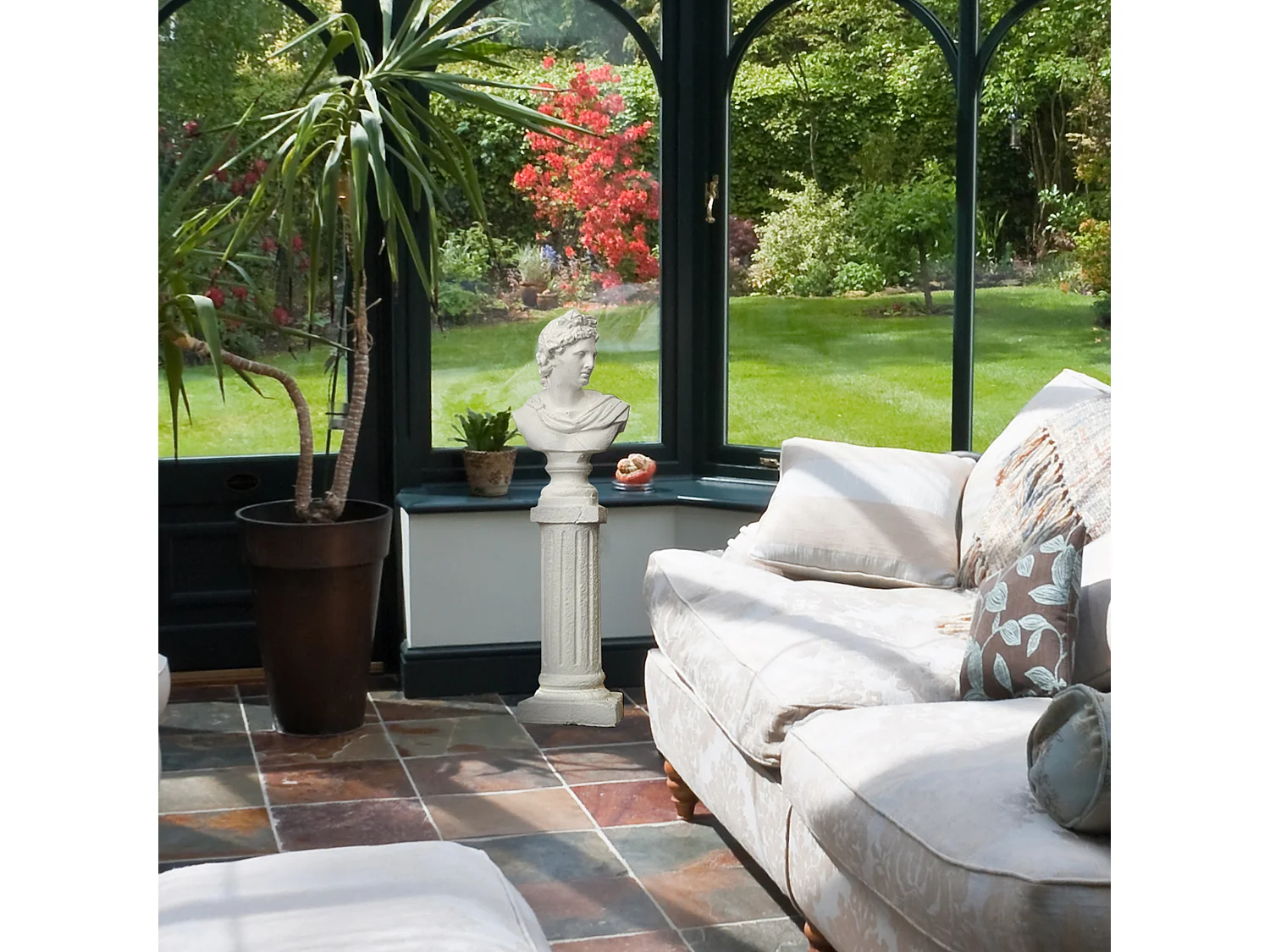 STATUE BUSTE MAGNESIA-H63.5CM