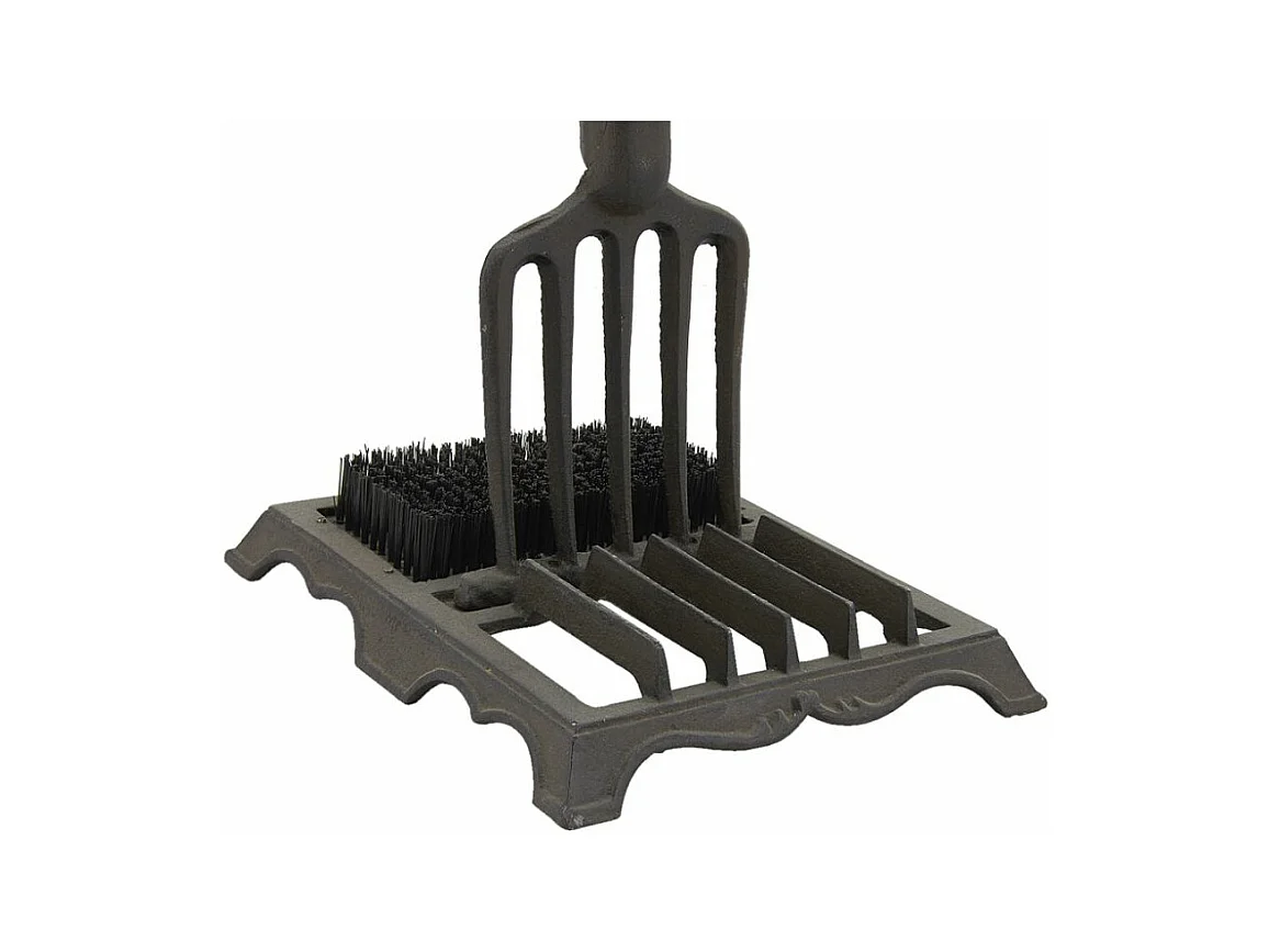 Grille gratte pieds + brosse extérieur