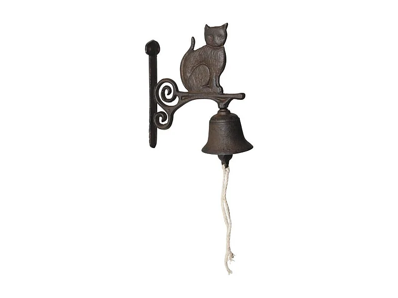 Cloche de jardin chat en fonte