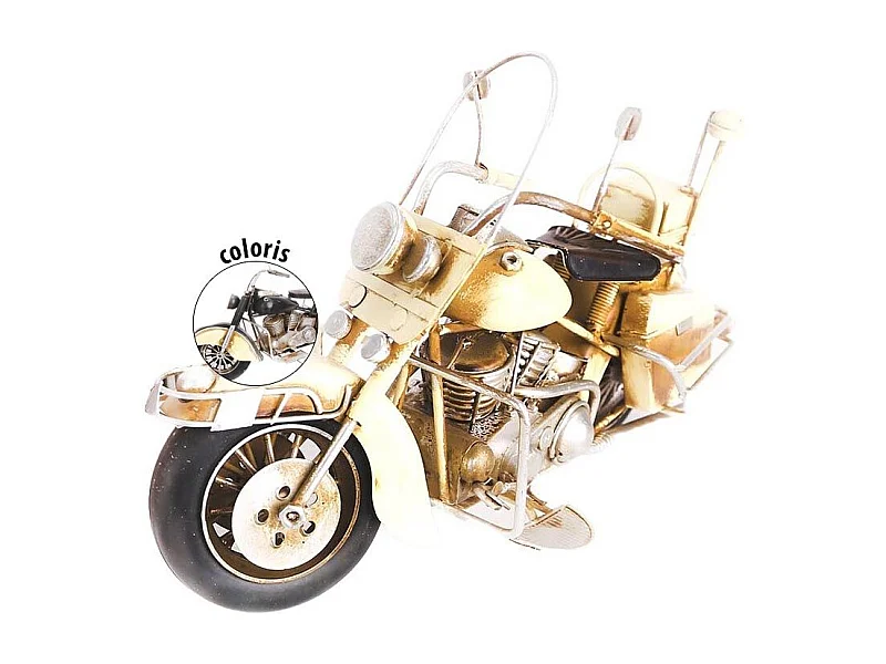 Statuette moto en métal 28 cm Modèle 1