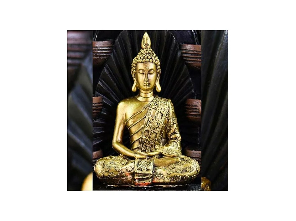 Statua di Buddha in poliresina Sanci