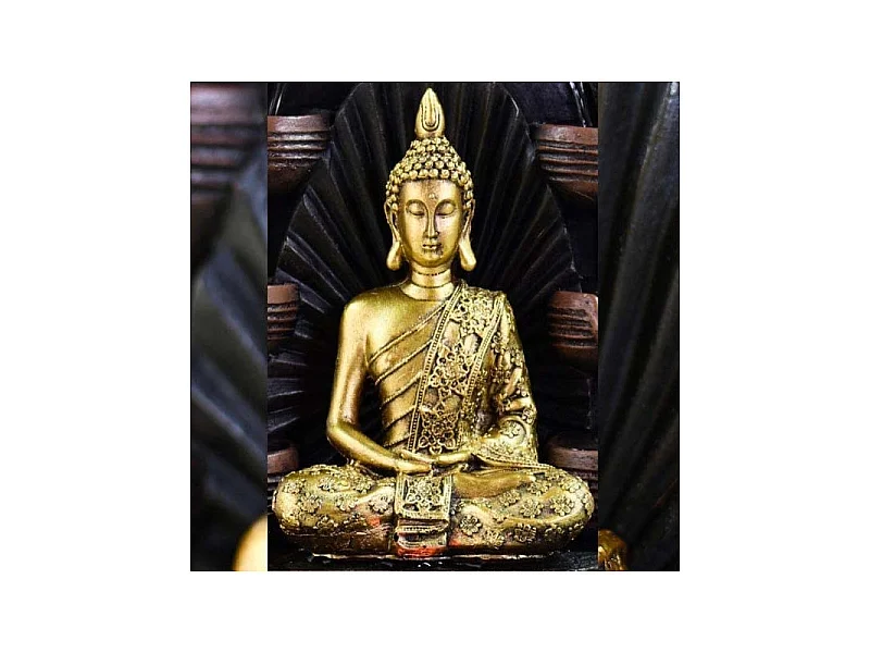 Statua di Buddha in poliresina Sanci