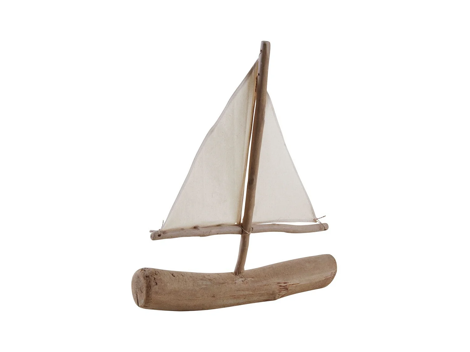 Bateau en bois flotté