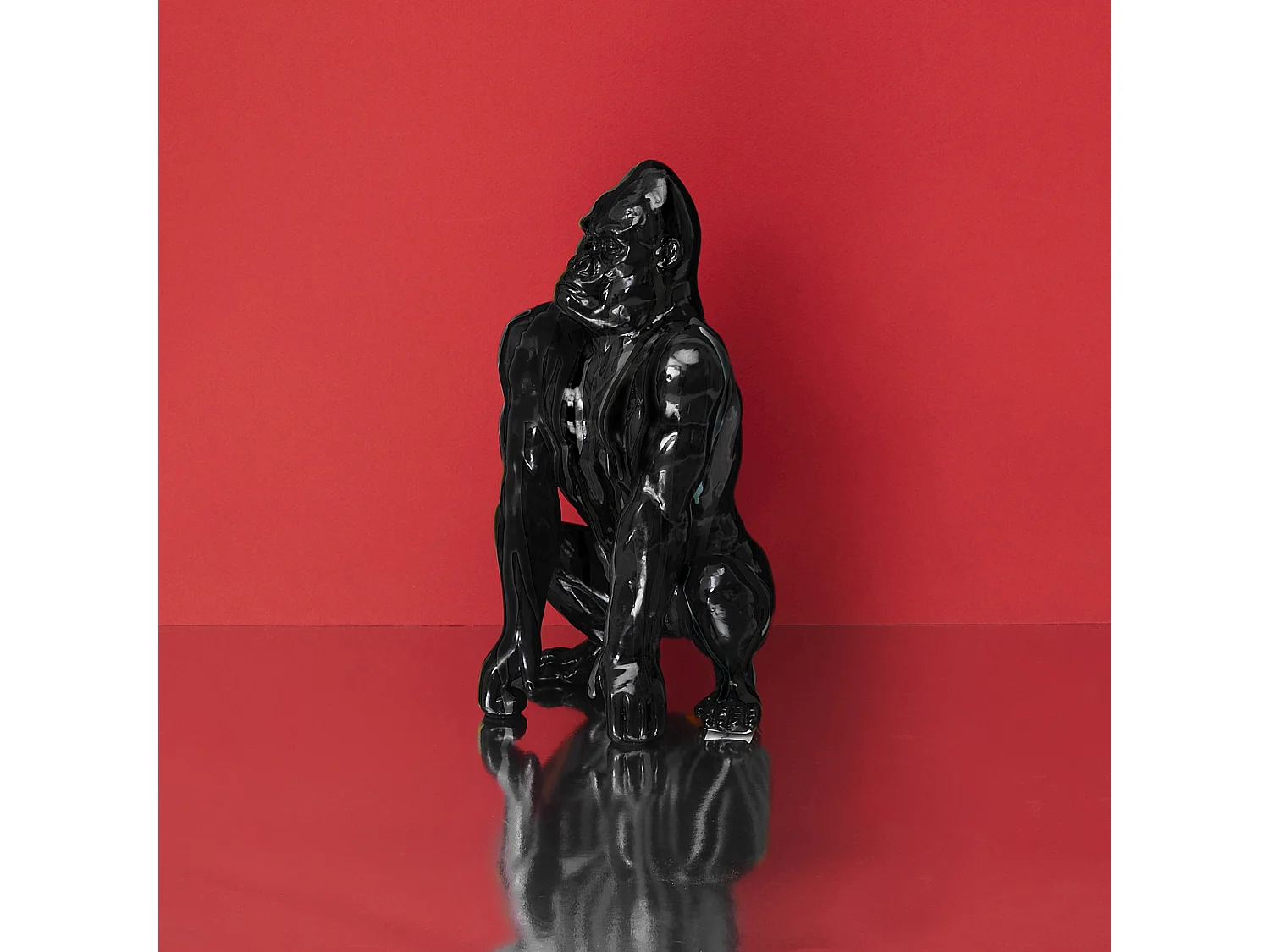 Gorille Noir Deco 24 Cm Noir