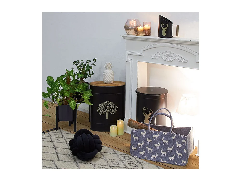 Ananas déco en résine blanche