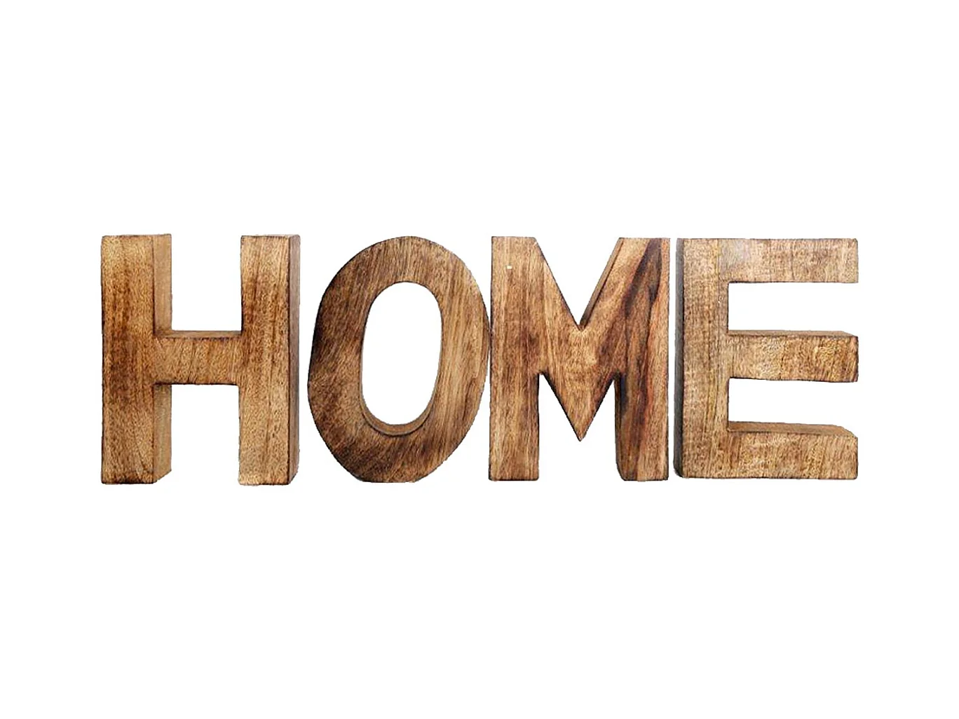 Lettres en bois à poser HOME