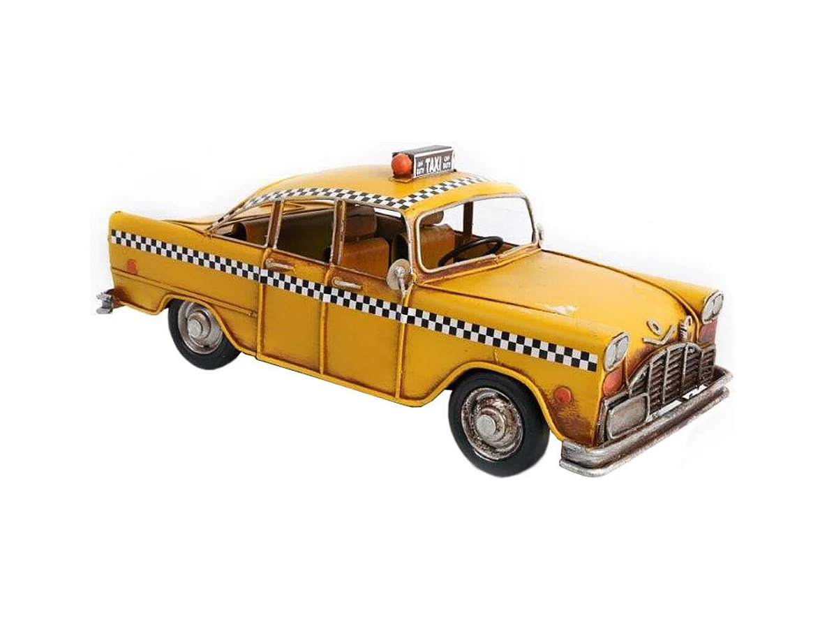 Taxi en métal New York City 28x12 cm