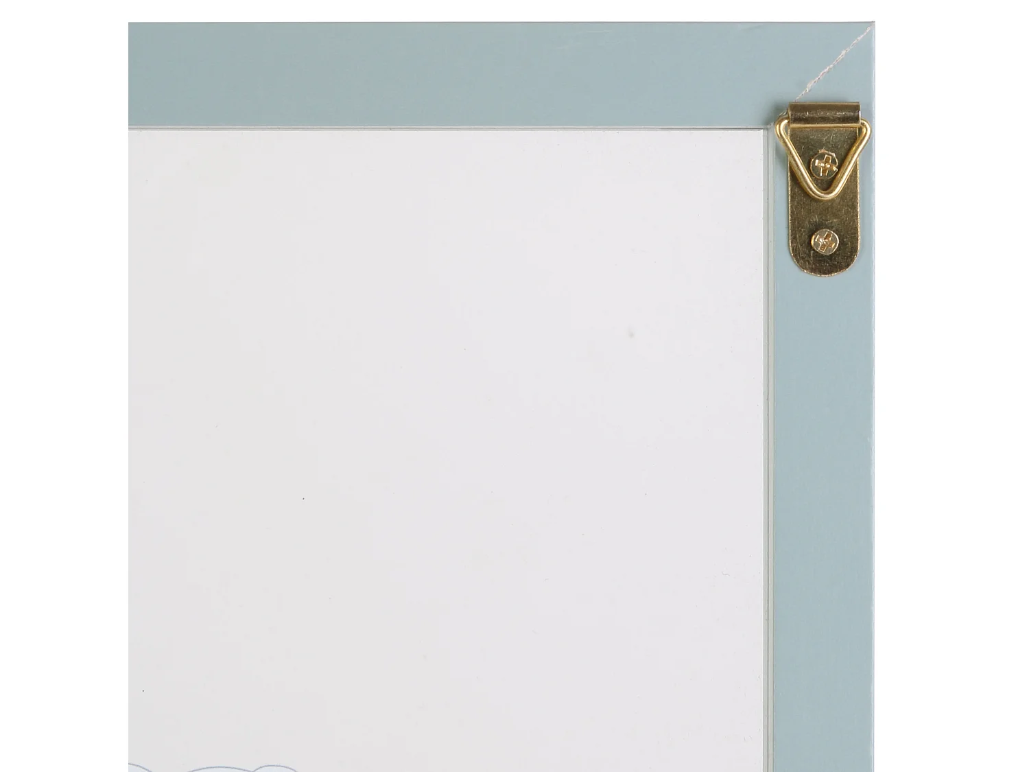 Cadre Déco Enfant "Règles Garçon" 40x60cm Bleu