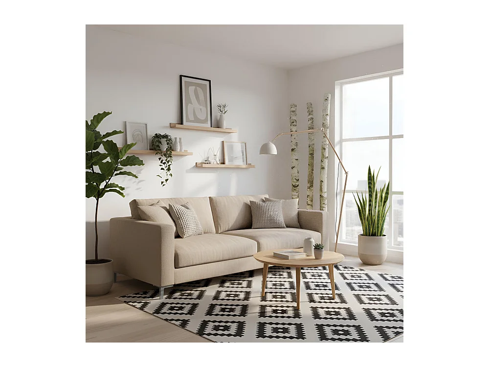 Troncs de bouleau décoratifs (Lot de 4)