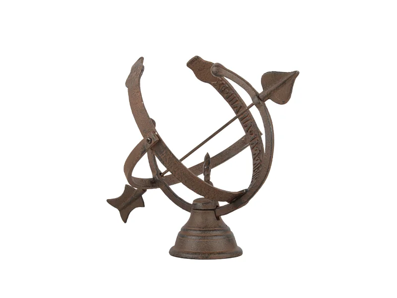 Reloj de sol de hierro fundido 31x24cm