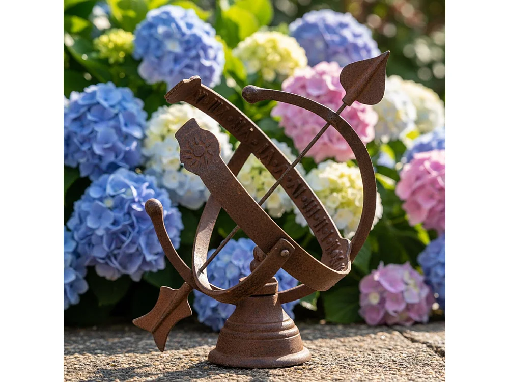 Meridiana in ghisa 31x24cm