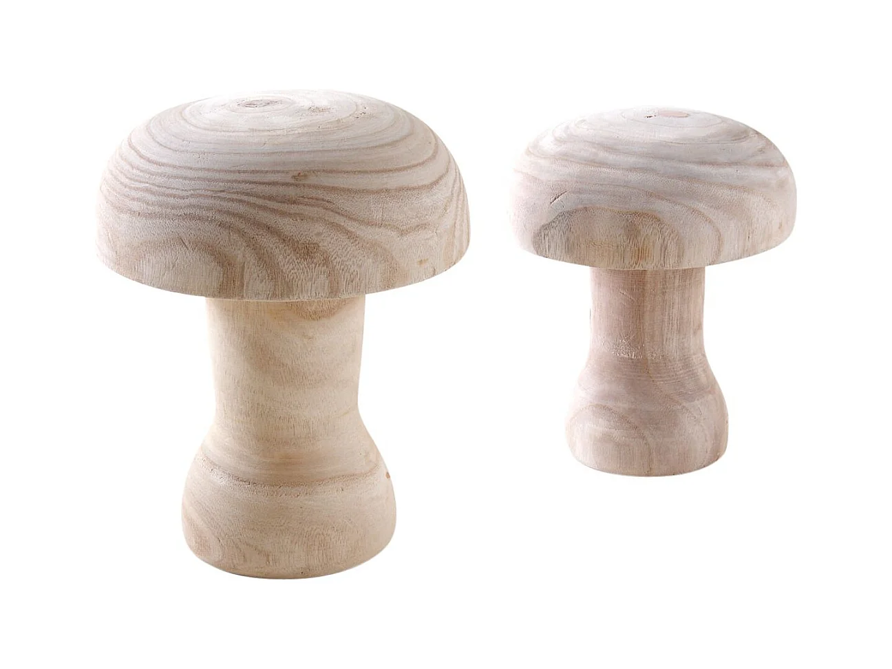 Champignons en paulownia (lot de 2)