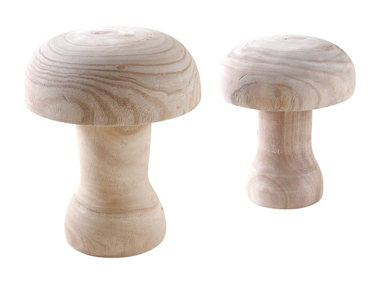 Champignons en paulownia (lot de 2)