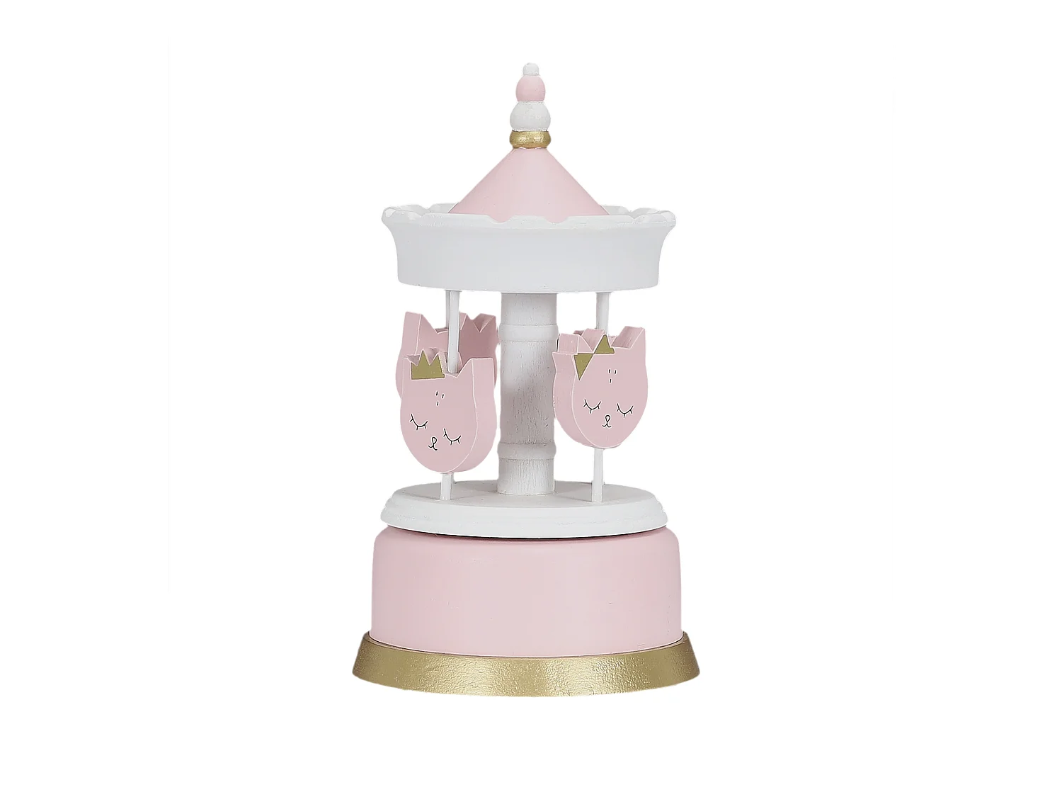 Carroussel musical en bois pour enfant