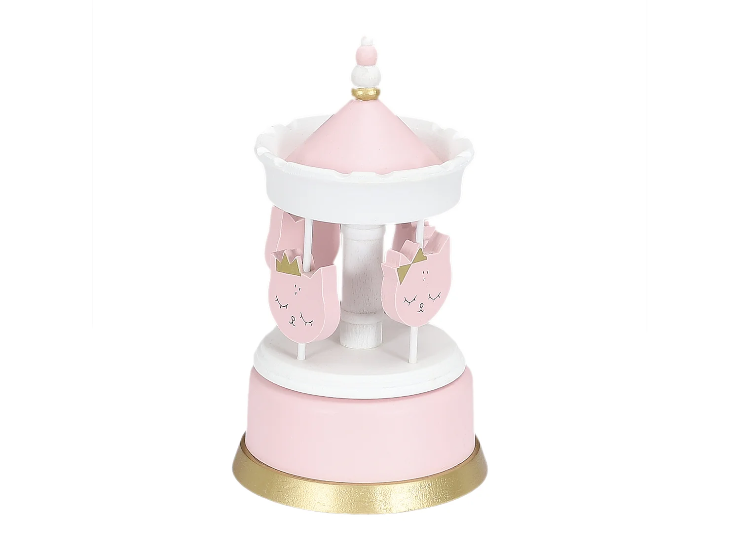 Carroussel musical en bois pour enfant