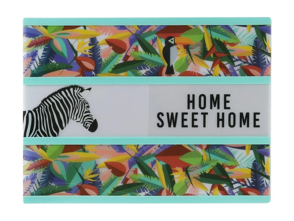 Boite lumineuse à message Exotique