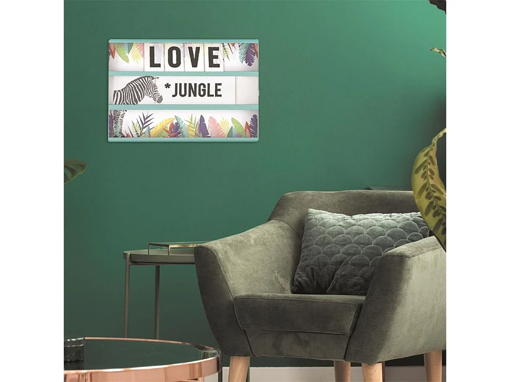 Boite lumineuse à message Exotique