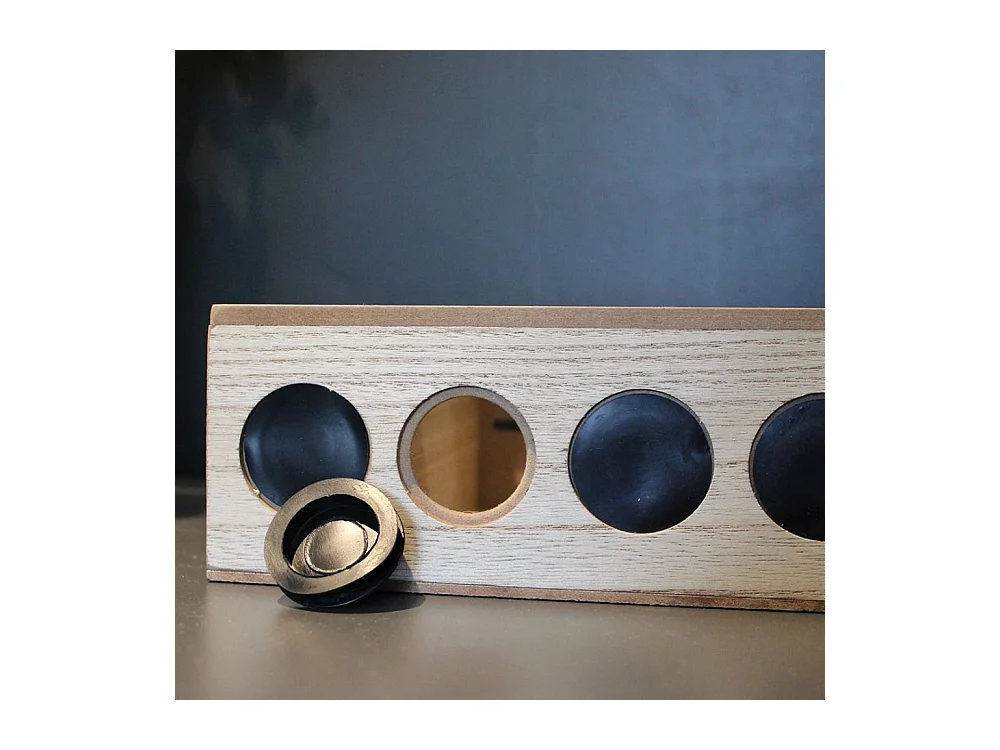 Tirelire compartimentée Shopping 30x20 cm