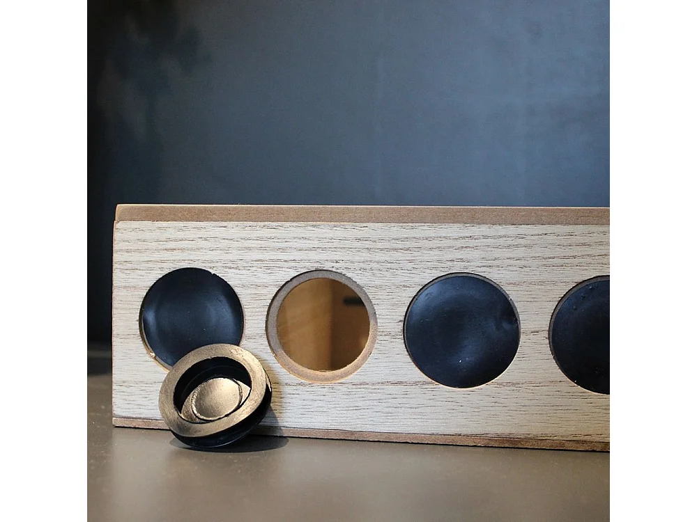 Tirelire compartimentée Shopping 30x20 cm