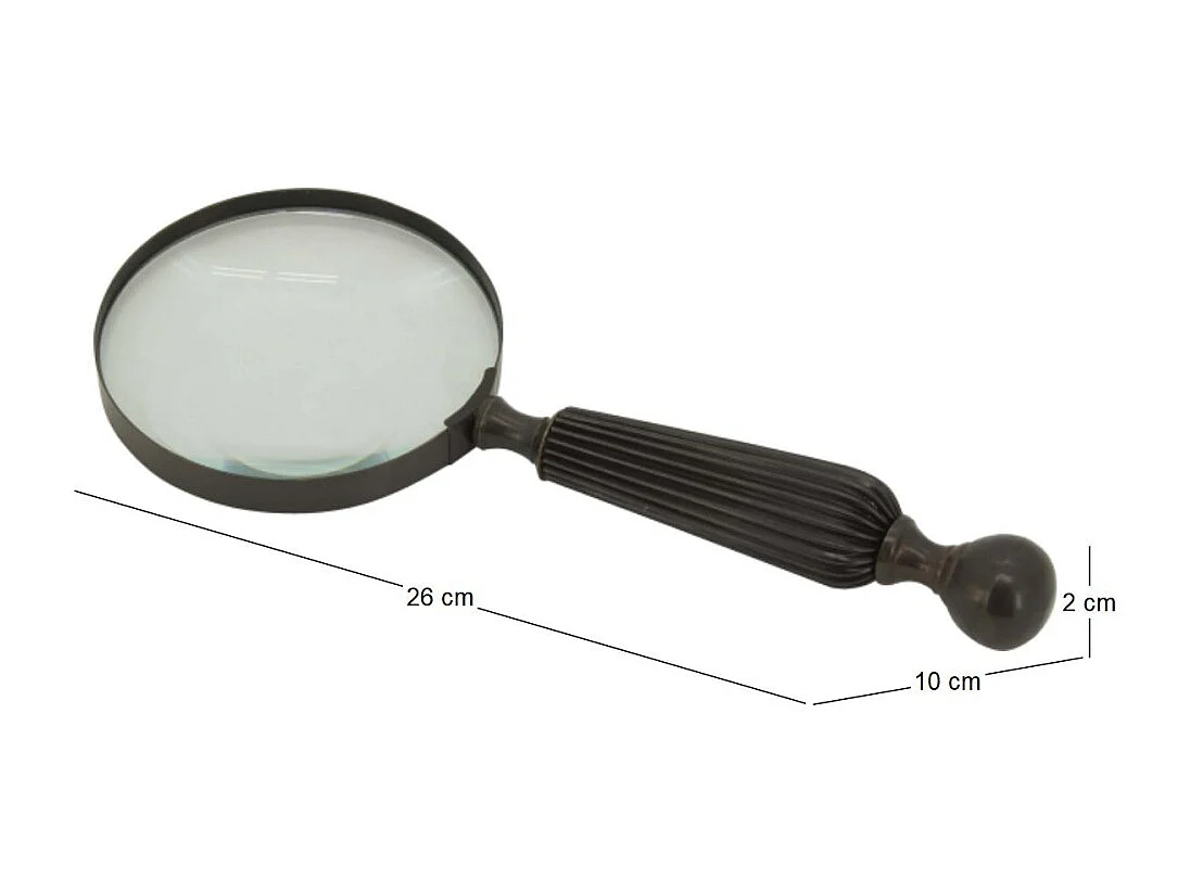 Loupe en laiton Antique 26 cm
