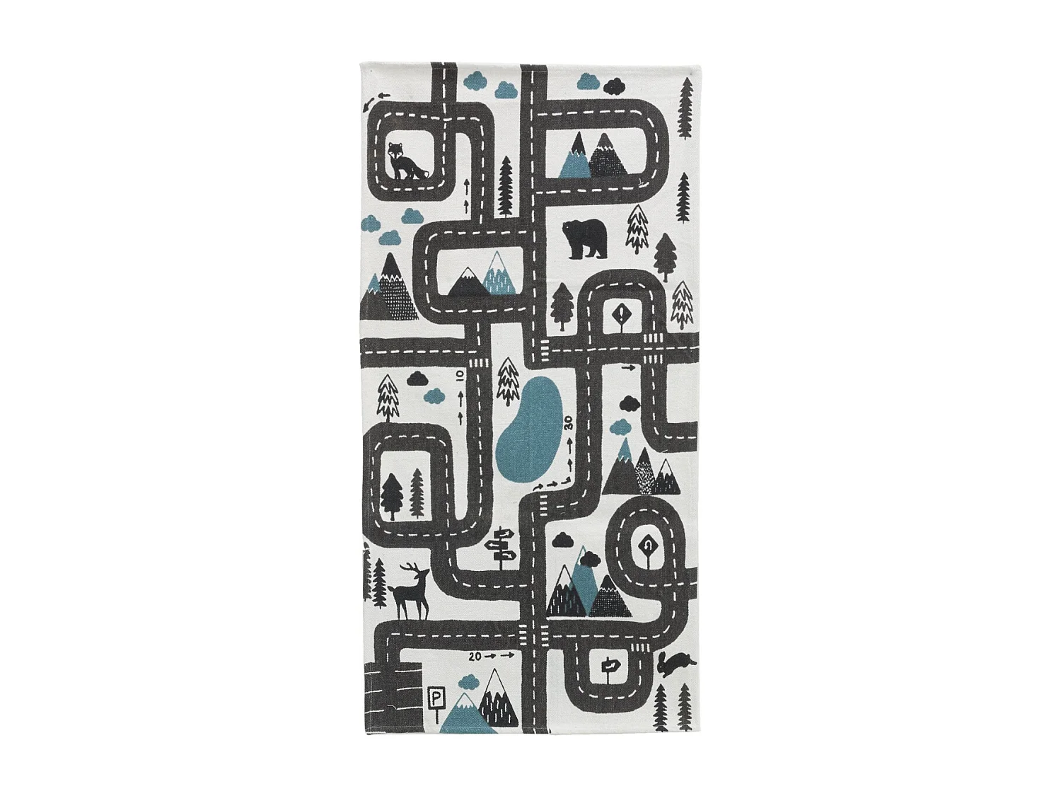 Alfombra infantil en algodón Road