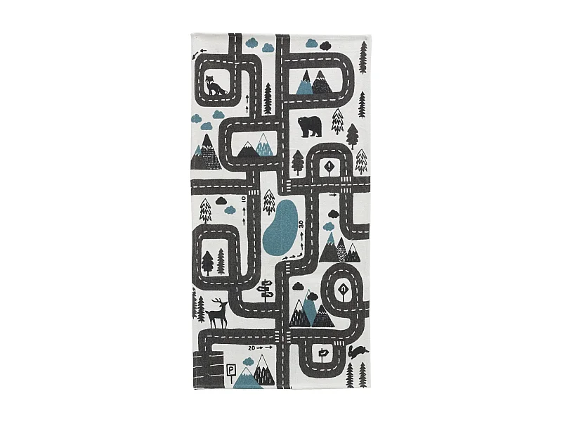 Alfombra infantil en algodón Road