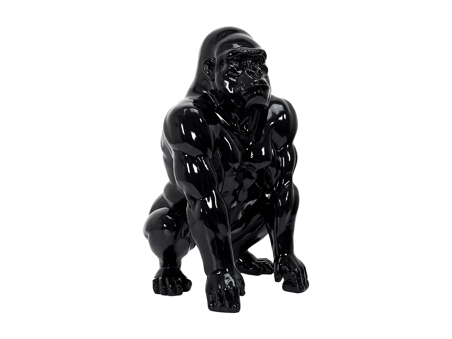 Gorille Noir Deco 46cm Noir