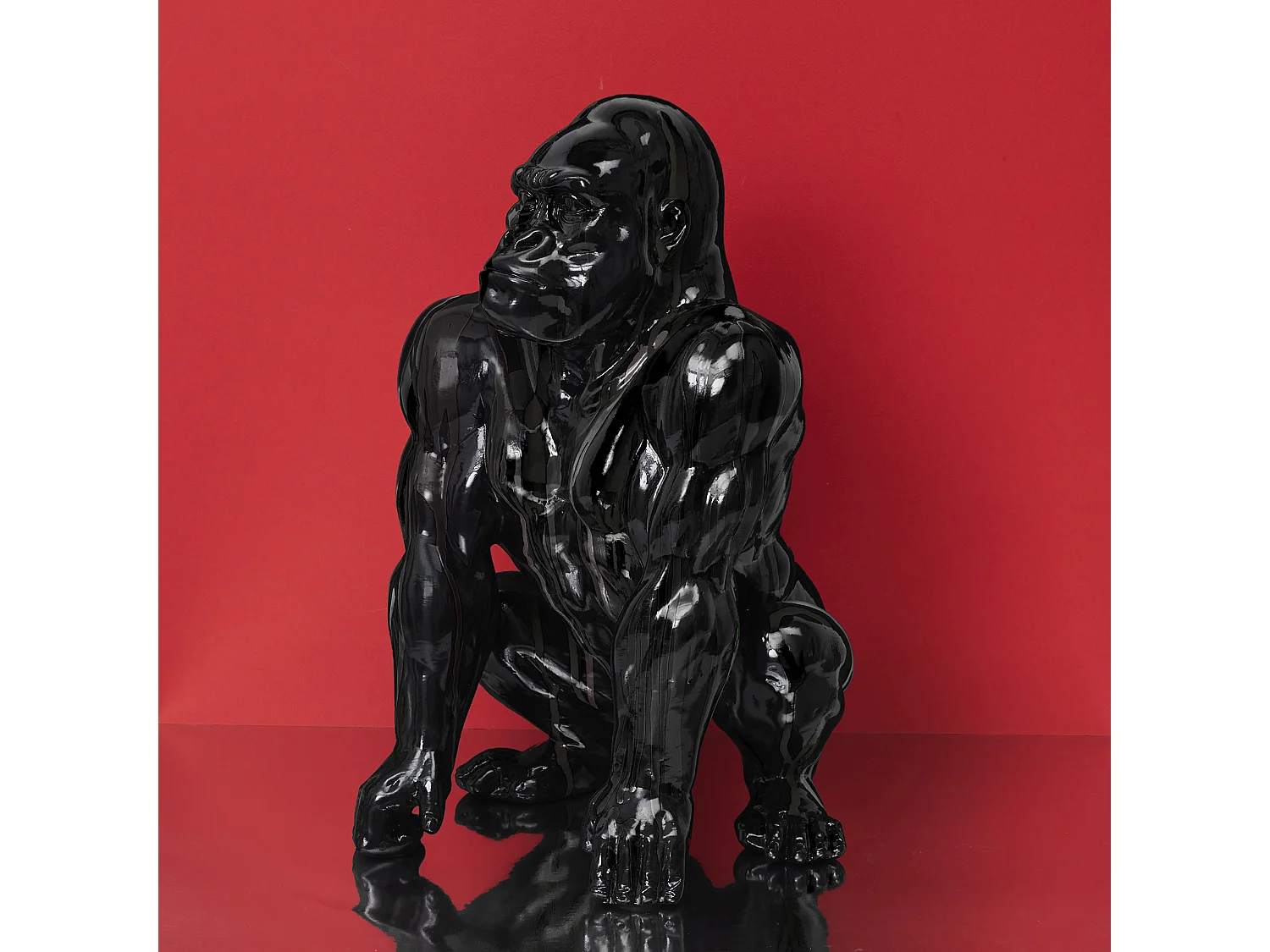 Gorille Noir Deco 46cm Noir