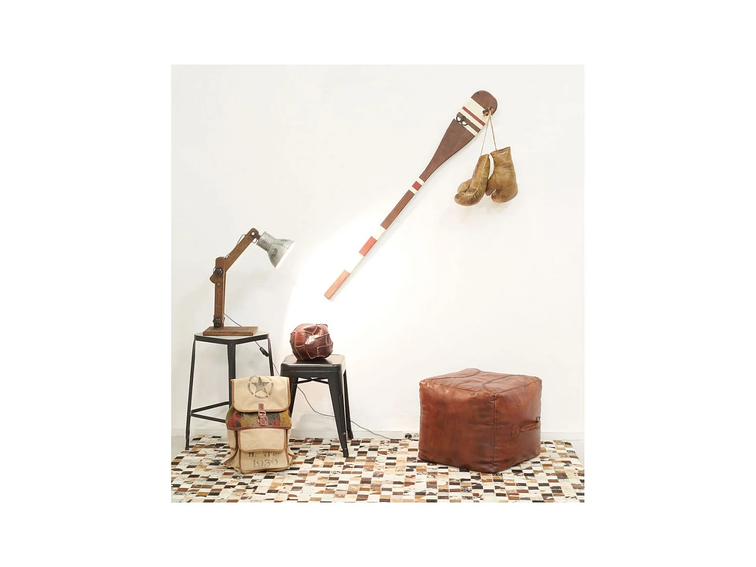 Gants de boxe en cuir de buffle