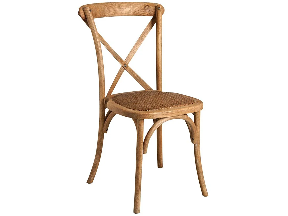 Chaise bistro en orme empilable Lot de 6