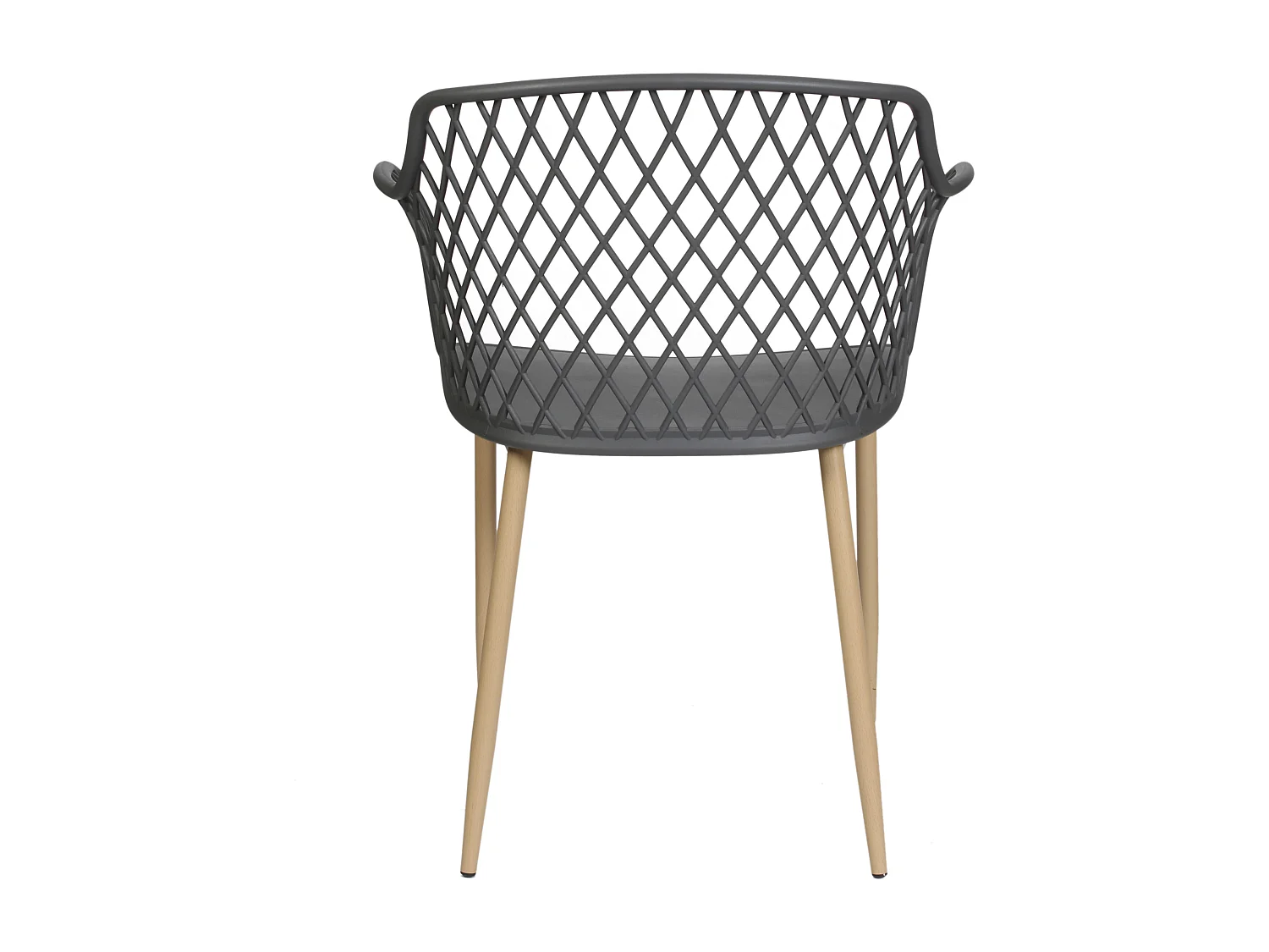 Fauteuil Malaga Gris - Lot De 2 Gris