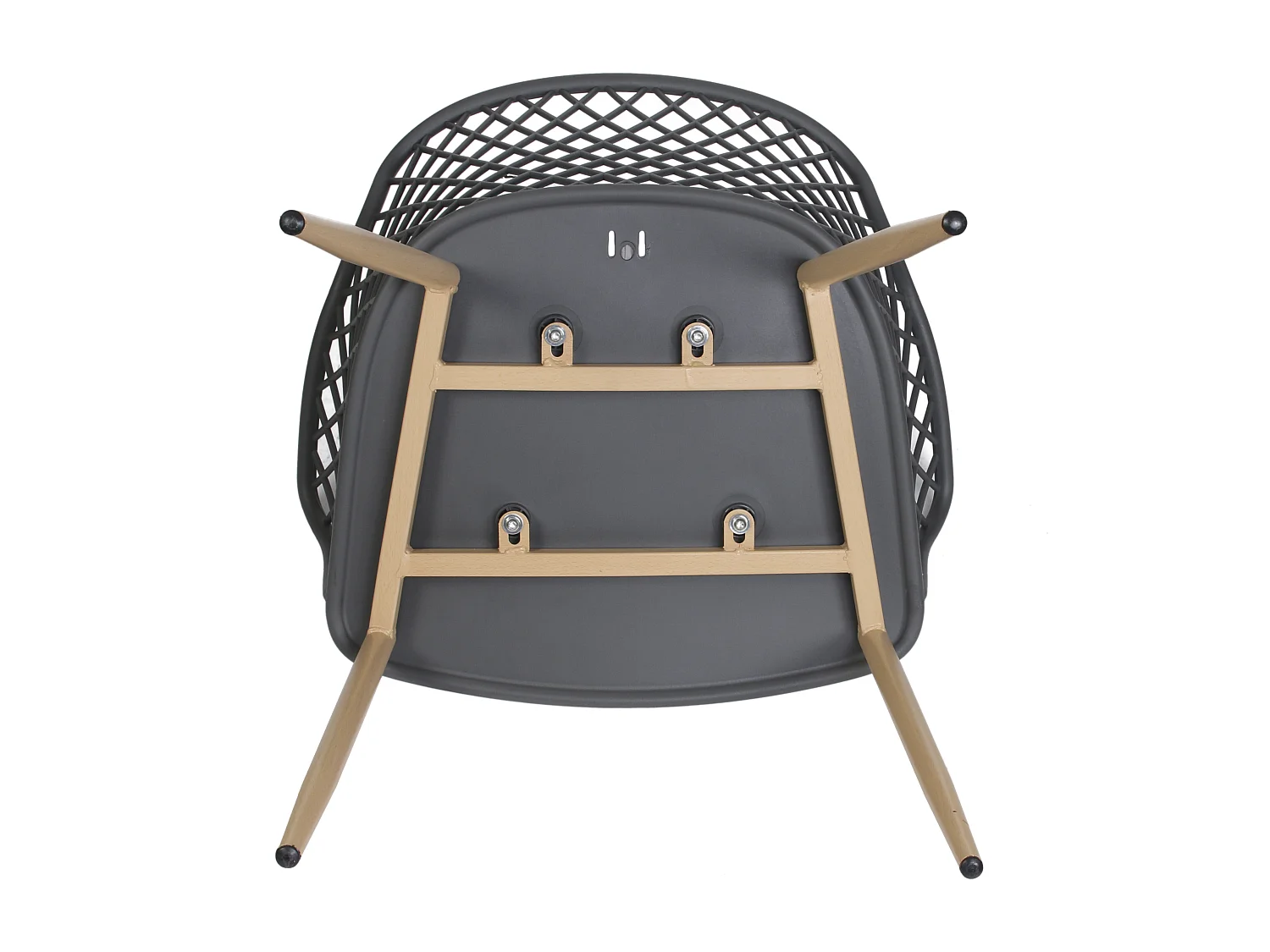 Fauteuil Malaga Gris - Lot De 2 Gris