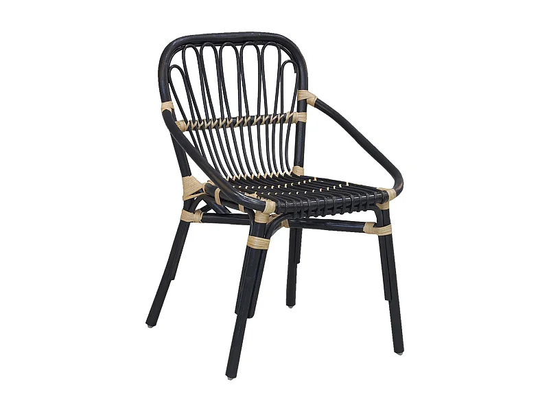 Chaise en rotin Backa
