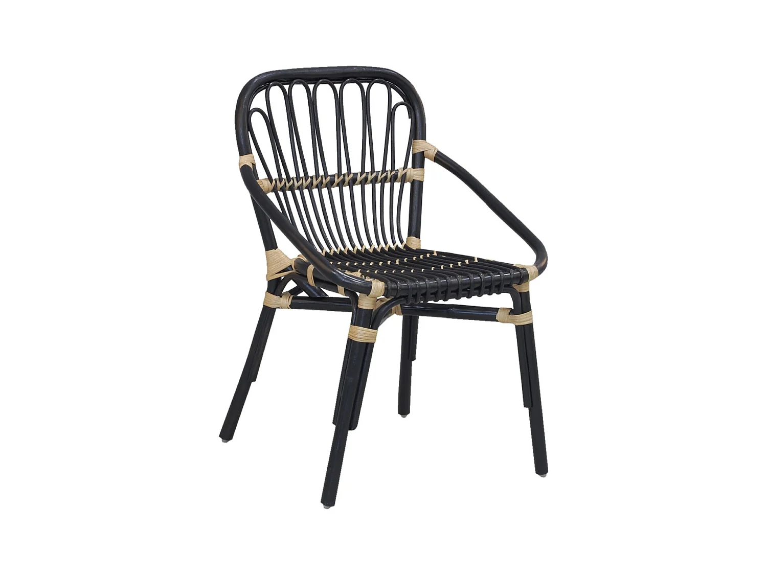 Chaise en rotin Backa