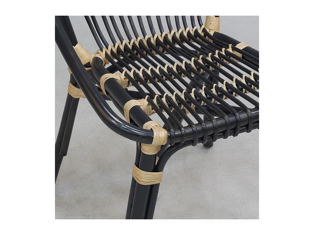 Chaise en rotin Backa
