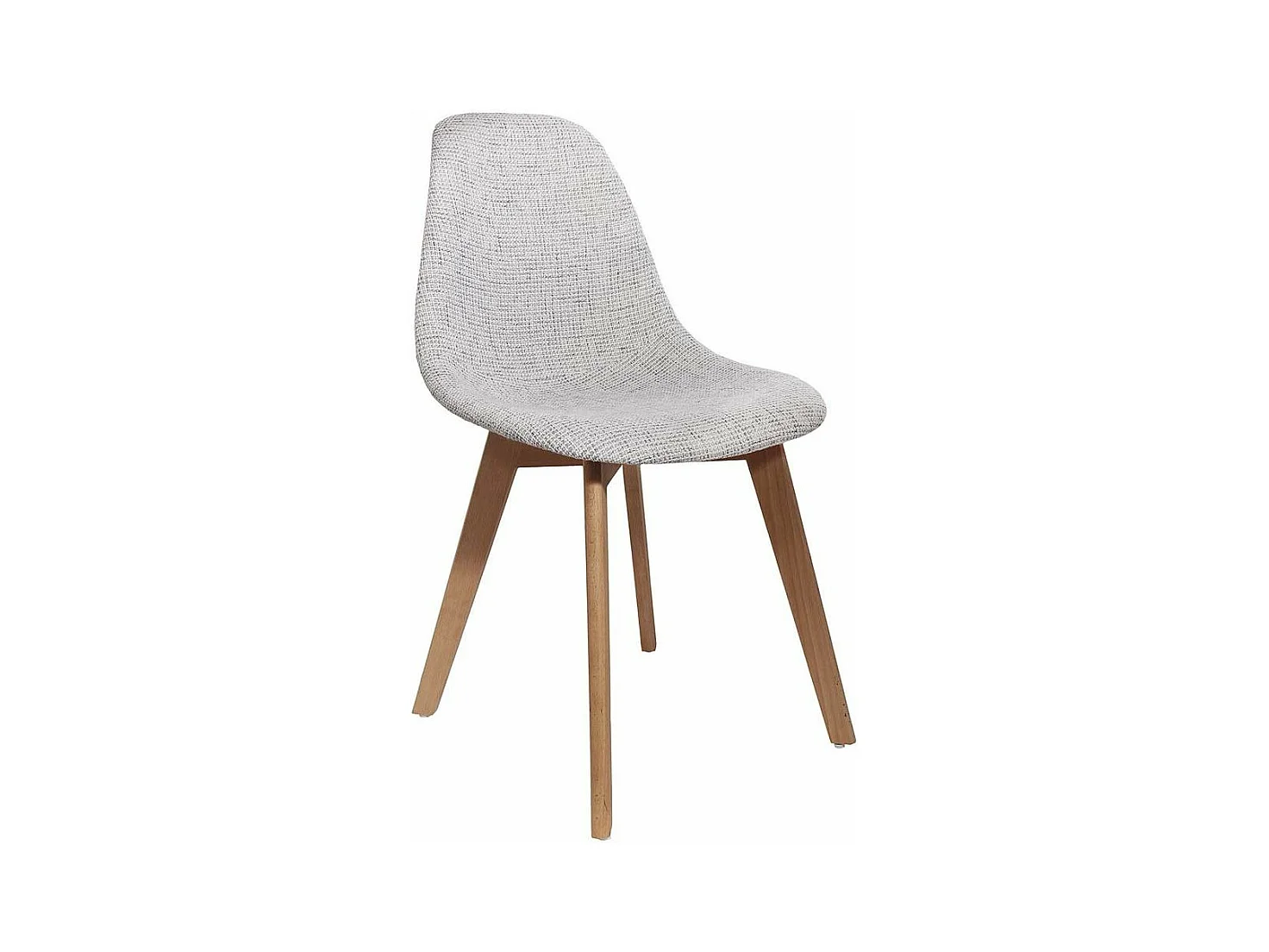 Chaise scandinave assise grosse maille (Lot de 2)