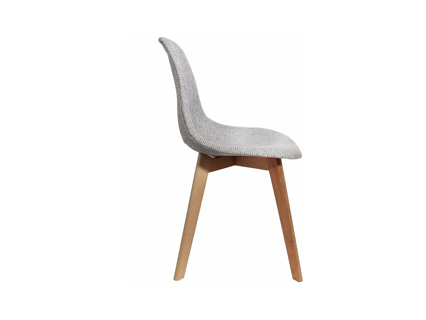 Chaise scandinave assise grosse maille (Lot de 2)