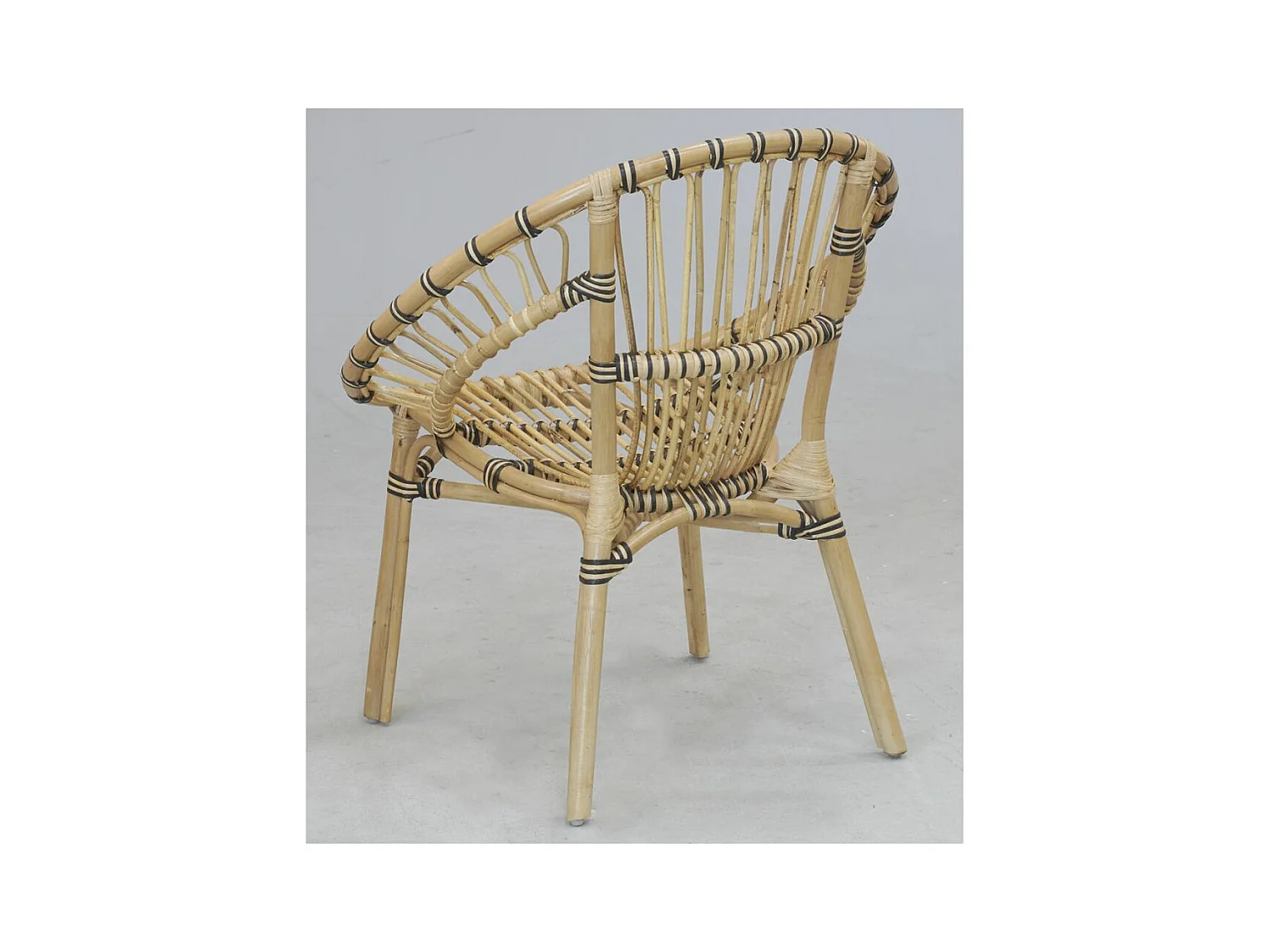 Fauteuil rond en rotin Jazz