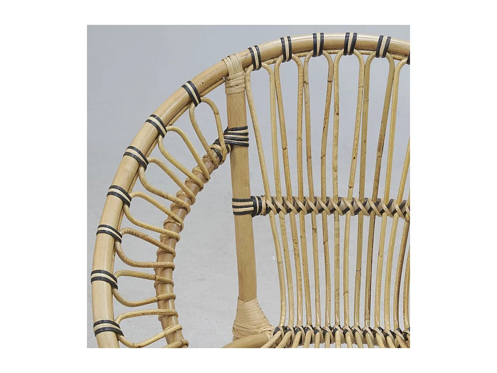 Fauteuil rond en rotin Jazz