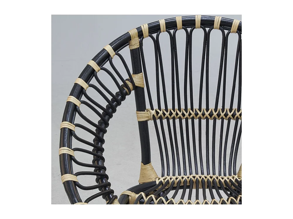 Fauteuil rond en rotin Jazz