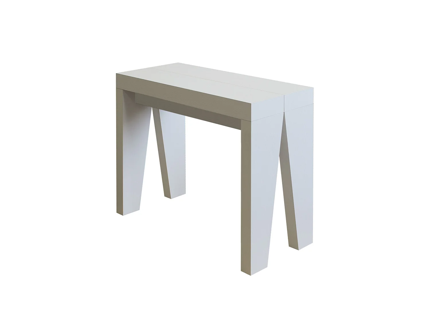 Console extensible 90x40/196 cm Naxy Small frêne blanc