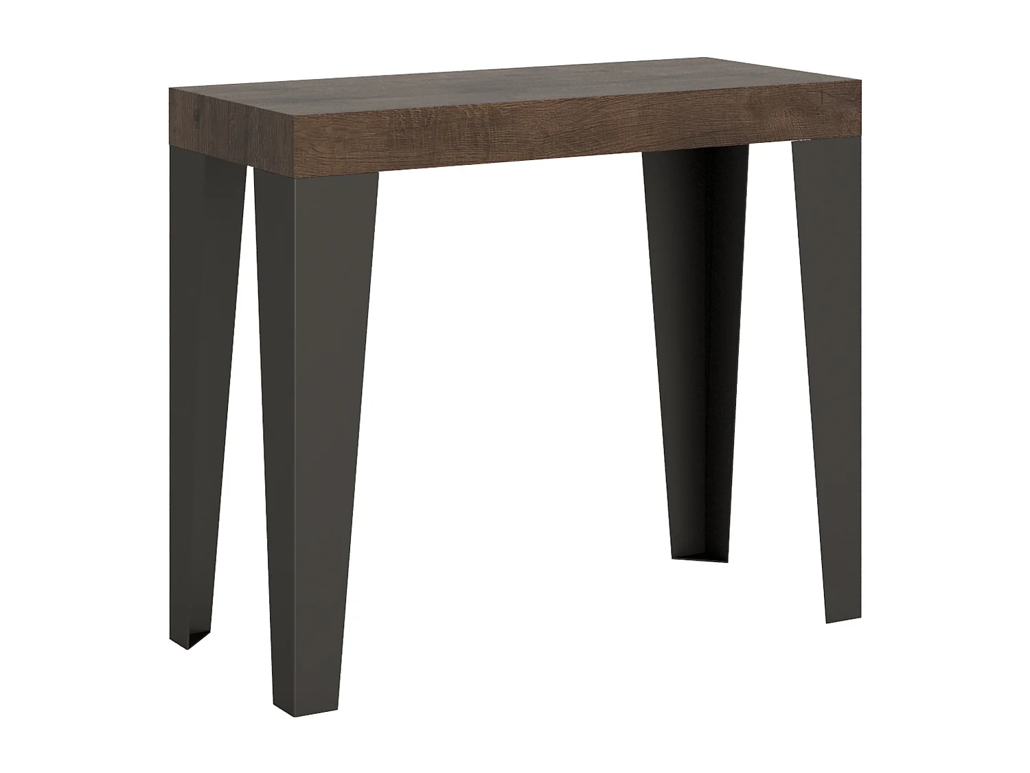 Consolle allungabile 90x40/300 cm Flame noce