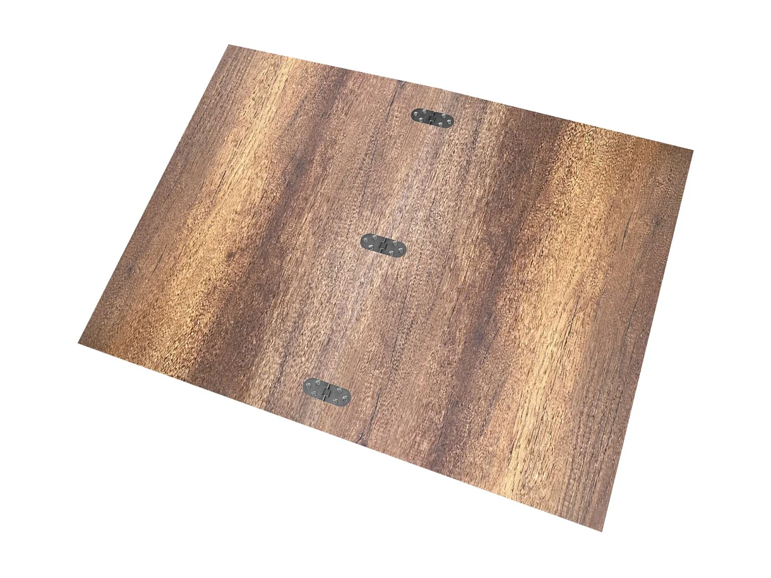 Console extensible 90x49/307 cm Extra noyer rallonges internes